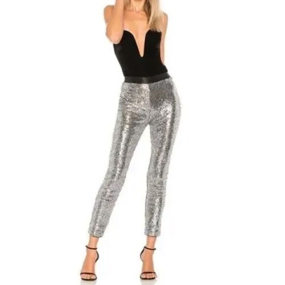 NWT REvolve NBD Got That Spark Sequin Pants - Picture 1 of 9